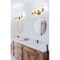 Z-Lite Analia Vanity, 4-Light, 36 In.W x 7.5 In.L x 9.25 In.H, Modern Gold/Clear Ribbed 1101-4V-MGLD - alternate 3